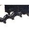 1 Yard 2.5" Wide Black Beaded Sequin Lace Trim Elegant Embellishment